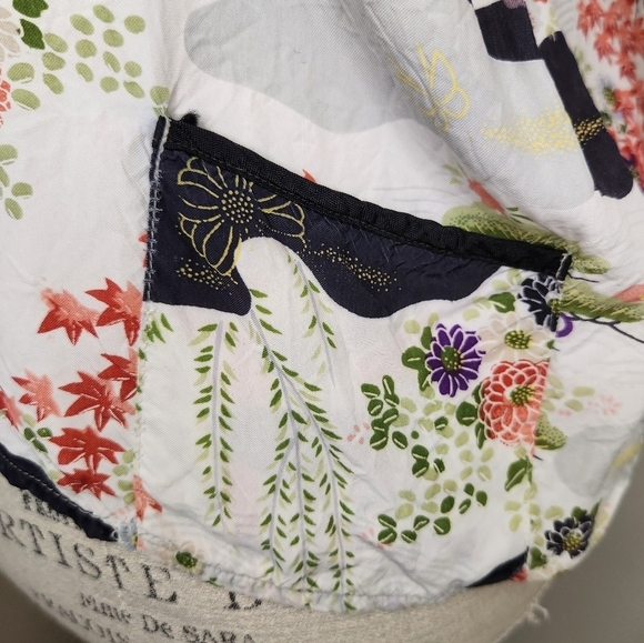 Vintage crop kimono noragi jacket - Picture 8 of 12